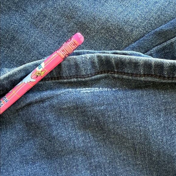 Free People Penny Pull-On Flare Jeans in a dark wash denim - Picture 5 of 9